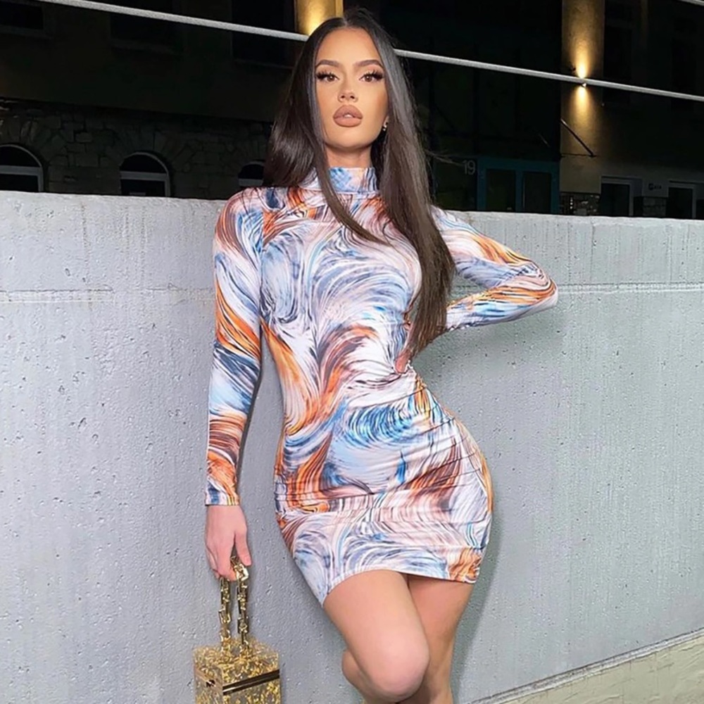 fashion nova swirls dress